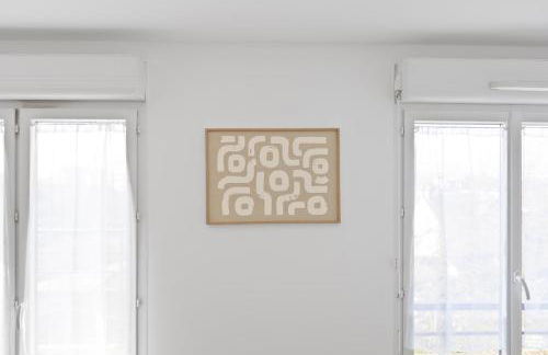 Studio Orly 15 min I Balcon, cuisine, Wi-Fi rapide - Foto 26