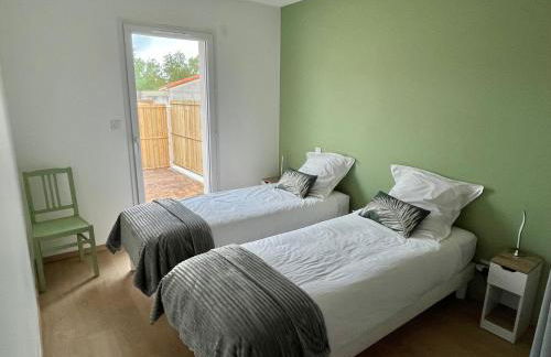 Sables des Dunes, jolie maison neuve tout confort, vacances famille ou entre amis, 500 m plage - Foto 22