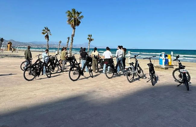 Excursão pela costa de bicicleta elétrica em Alicante com lago de peixes Román e mergulho com snorkel - Foto 19