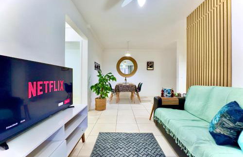Apartamento com VISTA MAR, Ar-condicionado, Wi-Fi Condomínio com PISCINA, quadra de esportes Playground infantil a 15 minutos do Beto Carreiro - Photo 22