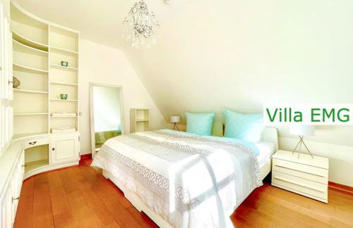 Villa EMG Ferienhaus in Alleinlage mit Privatsee Jacuzzi und Sauna für bis zu 22 Personen bei Osnabrück - Foto 36