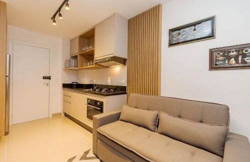 Apto de 1 Quarto com Sofá-Cama na Sala - LHP1004 - Foto 4