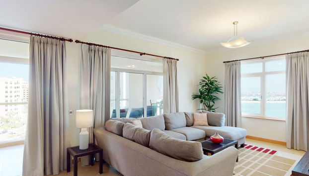 Al Dabas Beach Views 3BD Sleeps 6 Beachfront - Foto 5, Habitación