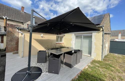 Maison plain-pied 3 ch avec sdb privatives, cour et jardin, proche Blois et châteaux de la Loire - FR-1-491-424 - Foto 24