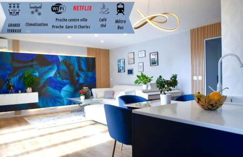 T3 Le Designer 4è-Terrasse-climatisation & Netflix - Foto 1