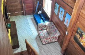 Chalé de Madeira, a 60m do mar em condomínio - Foto 3