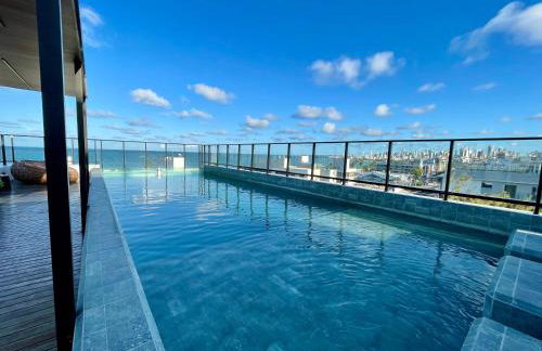 Flat no Bessa a 50m do mar - Rooftop com vista - Recepção 24h - Foto 3