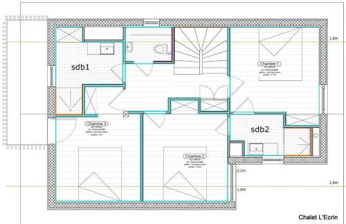 Chalet l'ecrin - 6 pers with panoramic view of the Meije - Photo 12
