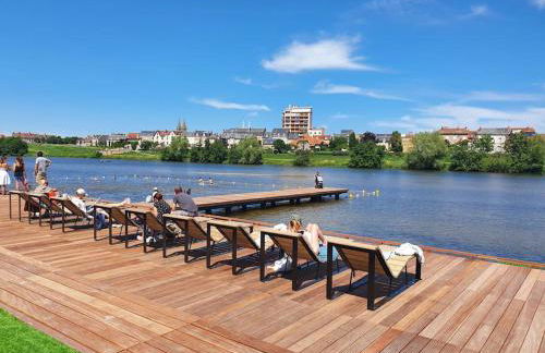 Studio Boho-Chic en hyper-centre de Moulins au calme, confort, Wifi rapide, Parking en face, Arrivée autonome - Foto 22