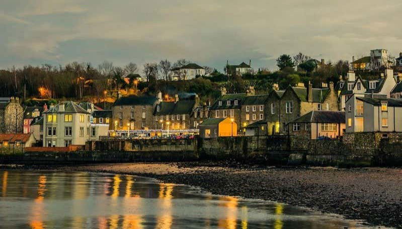 Sunset in South Queensferry