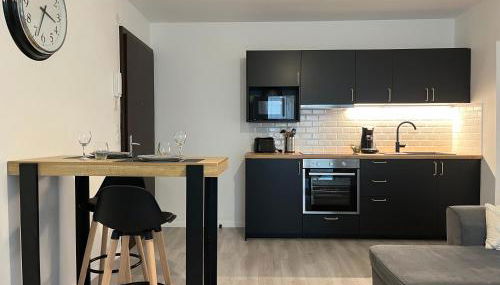 Appartement cosy à Nancy - Parking privé - Foto 2, stove, toaster, minibar