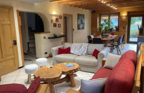 l'Echo des Glieres vue montagne centre village sauna & grill - Foto 8