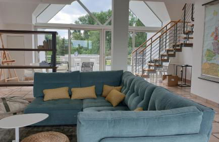 Somnar Panoramaloft mit Hästens Betten - Rheinblick 150qm - Foto 8