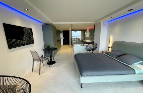 Appartement neuf climatisé - vue mer Saint-Tropez - 50m plage et port - piscine - Foto 21