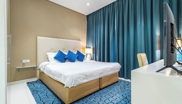 SuperHost - Chic Studio on the 16th Floor in Business Bay - Foto 2, Habitación