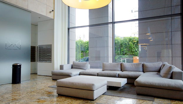 Zona de estar del vestíbulo