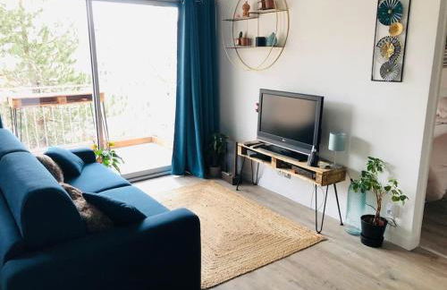 Charmant T2 idéal CV parking privé à la résidence - Foto 6