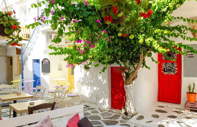 Deluxe Cruise-Friendly Mykonos Beach Bliss & Stadtbummel - Foto 12