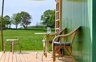 Bienenwagen Weitblick, Kamin, Sauna ganzjährig nutzbar - Foto 24