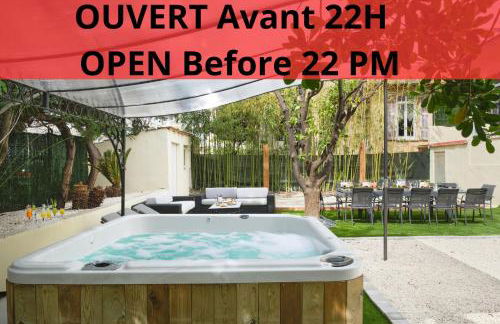 VILLA DES PERGOLAS -6 Bdrs - 5 bathrs -Parking -Jardin -JACUZZI -TRAMstation , 10 min beach - Foto 16