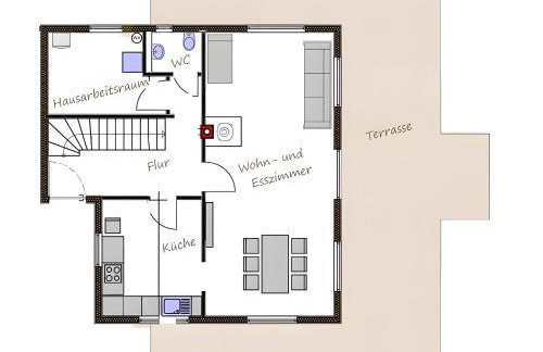 Ferienhaus Geyerbad mit Sauna - Foto 2