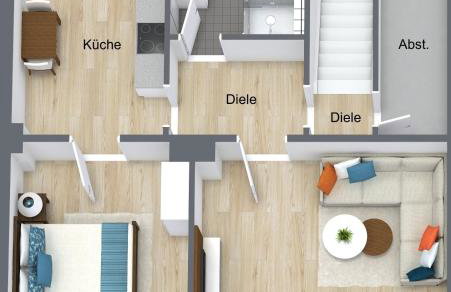 FEDDERSEN LIVING Moderne Ferienwohnungen - Gemütlich - Netflix - Voll ausgestattet - Waschmaschine - zentral gelegen - Foto 18