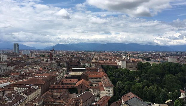 Vue depuis le sommet de la taupe Antonelliana