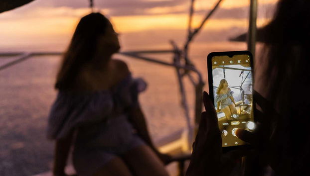 Você poderá tirar fotos muito bonitas