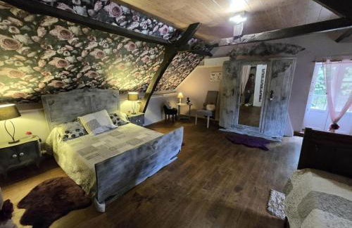 Maison de campagne proche de la Dordogne avec grand jardin et cheminée - FR-1-616-61 - Foto 22