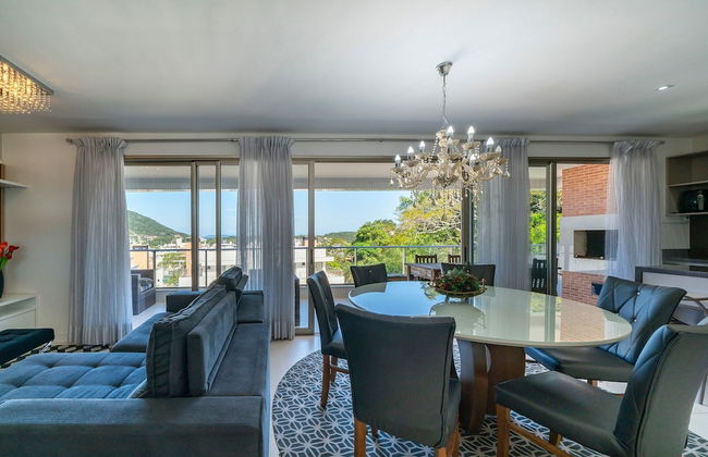 Apto vista mar 4 dormitórios e piscina - Foto 9