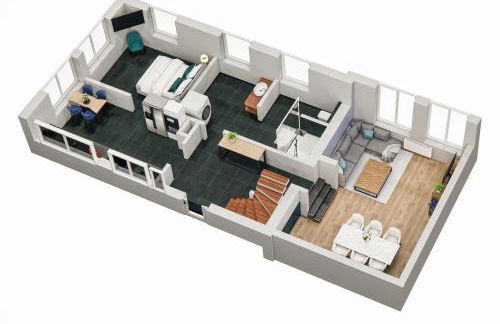 Luxury city apartment with parking - Foto 36