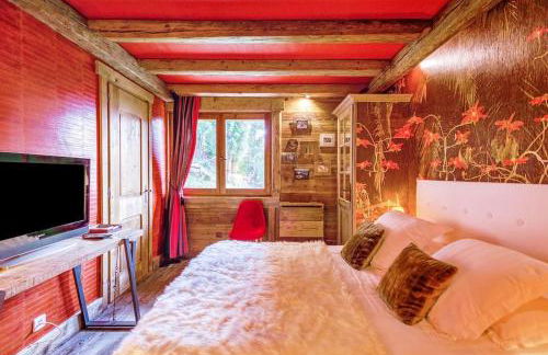 SOMPTUEUX CHALET BARON MEGEVE VUE.Jaccuzi.4 mn a pied au centre - Foto 36