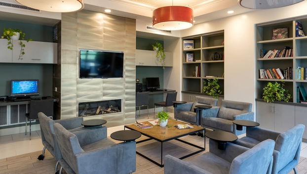 Zona de estar del vestíbulo