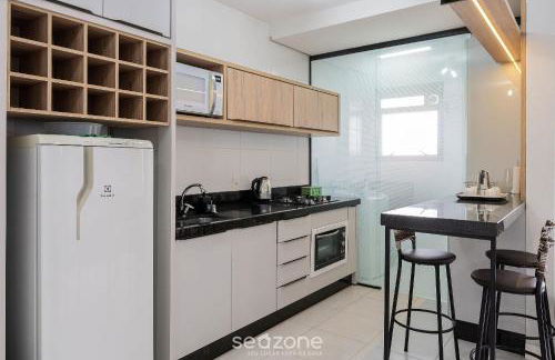 Apto com varanda e churrasq 500m da praia RML605 - Foto 4