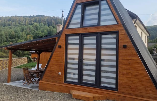 Bucovina-a-framehouse-hottub-fireplace-patio-wifi - Foto 1