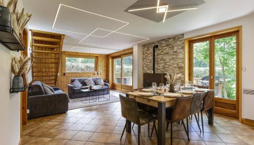 Arve - Chalet 4CH Jardin Nature Vues BBQ Poele - Foto 3