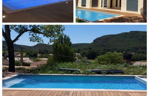 Provence, Uzès, villa climatisée 8 pers avec piscine privée - Photo 1