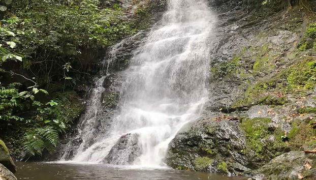 Waterfall at El Topacio Environmental Center