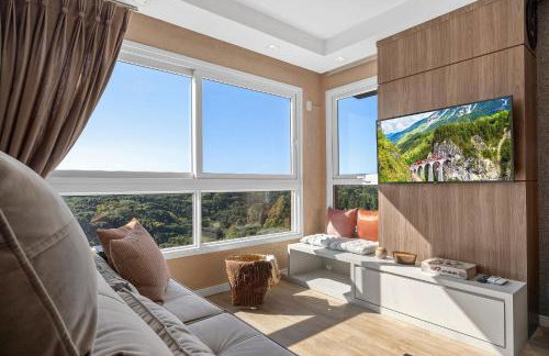 Jardins de Gramado 402 B - 3 suítes e linda vista - Foto 9