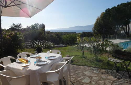 Corsicadream Barbicaja, superbe appartement dans villa, vue panoramique mer, piscine, proche Porticcio - Foto 1