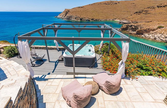 Inviting 8-bed Villa in Ermoupoli - Villa Blueros - Foto 32