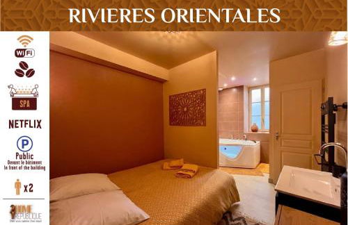 Les Rivières O'rientales Homerepublique à Cravant avec Jacuzzi - Foto 1