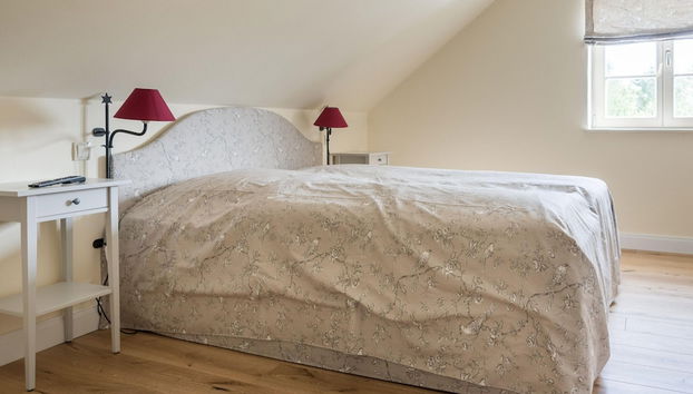 Ferienwohnung mit Kamin im Gut Ulrichshusen - Foto 4, Habitación