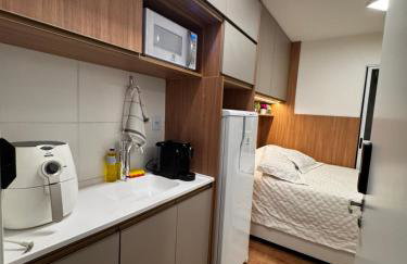 Studio Estádio Morumbi Albert Einsten Ar Condicionado próximo Estação Metrô Onibus Shopping Cafeteira com cápsula - Foto 16