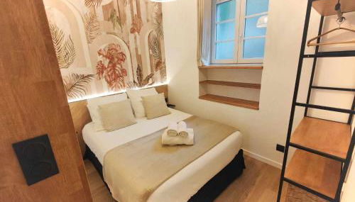 MRODBNB - Appart Neuf - Aperçu Mer - 25m Plage & Resto - Ciné - cheminée - Popcorn - Foto 3, towels, wardrobe