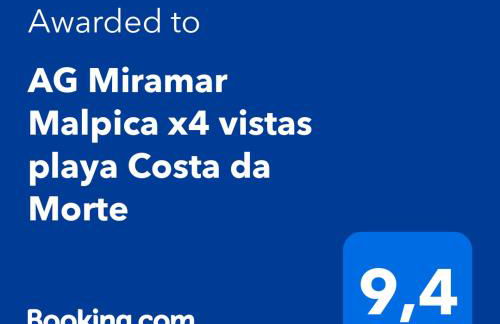 AG Miramar Malpica x4 vistas playa Costa da Morte - Foto 21