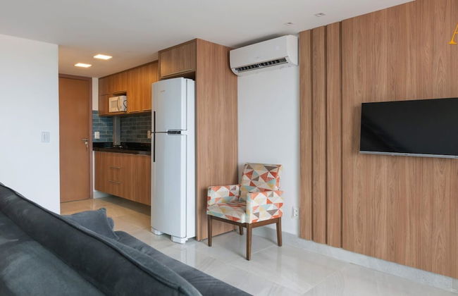 Flat moderno Praia de Serrambi BFS312 - Foto 7