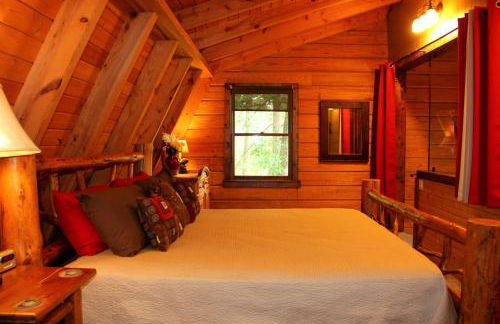 Rustic-Modern Log Cabin Getaway: Family-Friendly, Quiet Ranch, Wildlife at Your Door in Clyde, North Carolina - Foto 3