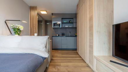 Homely! Skyview Apartment Frankfurt Airport, Fair, Rooftop, Gym! - Foto 3, wardrobe