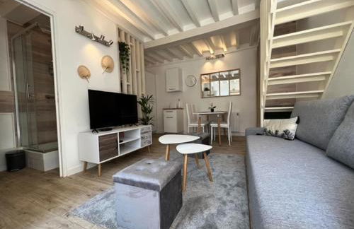 Cosy Duplex séjour duo ou petite famille Situation centrale - proche plage & commerces - Wifi et linge inclus - Photo 18